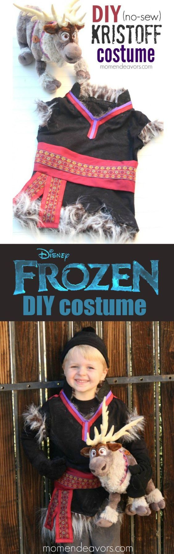 DIY Kristoff Costume
 Disney frozen Halloween costumes for boys and Disney