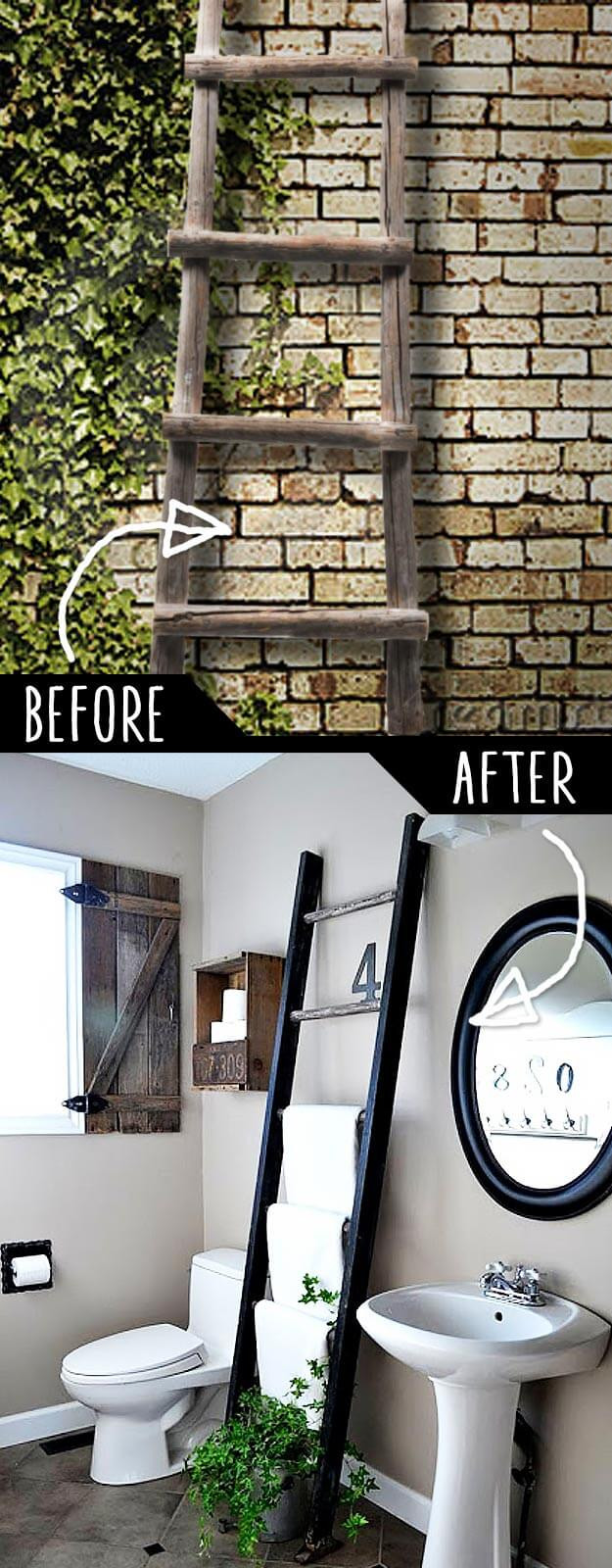 DIY Ladder Rack
 50 DIY Furniture Projects with Step by Step Plans DIY Crafts