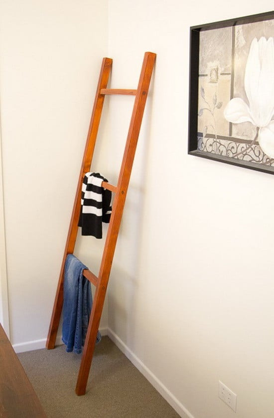 DIY Ladder Rack
 How To Make A DIY Clothing Ladder Rack Step By Step