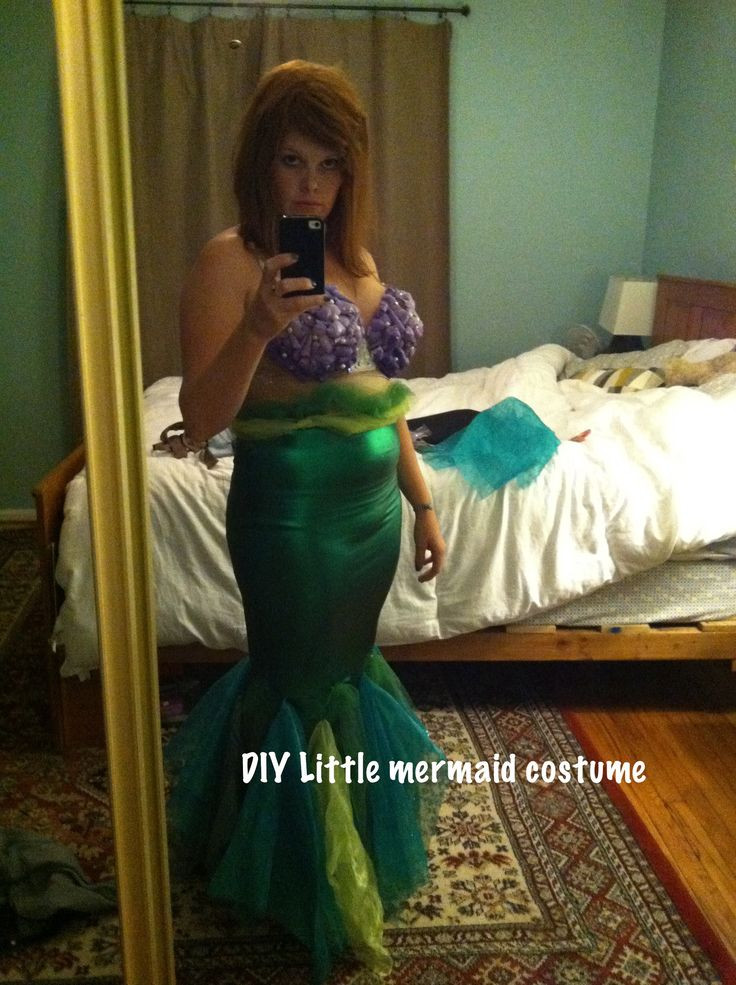 DIY Little Mermaid Costume
 DIY adult little mermaid costume costumes