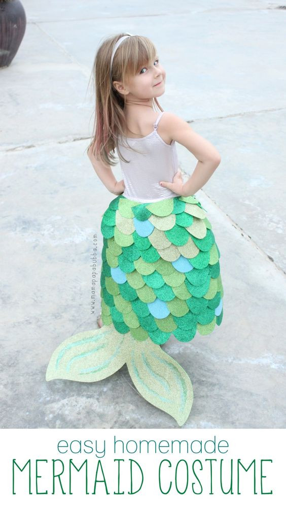 DIY Little Mermaid Costume
 25 Mermaid Costumes and DIY Ideas 2017