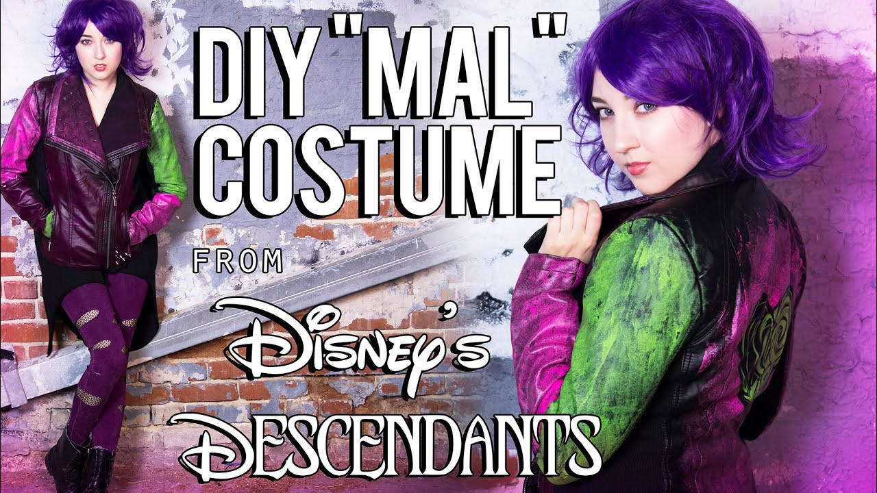 DIY Mal Costume
 Disney Descendants – Mal DIY Costume Tutorial