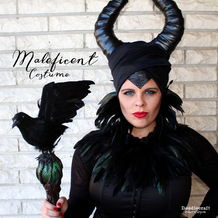 DIY Maleficent Costume
 Doodlecraft Maleficent Costume