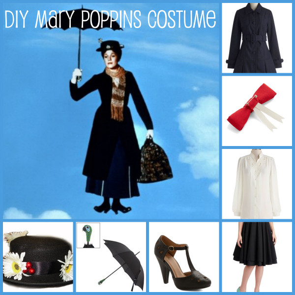 DIY Mary Poppins Costumes
 DIY Mary Poppins Costume Right From Your Closet