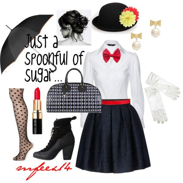 DIY Mary Poppins Costumes
 DIY Halloween Costume Mary Poppins Solid black tights