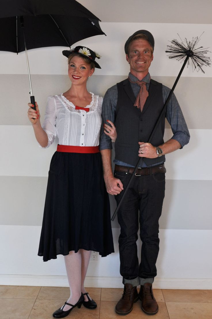 DIY Mary Poppins Costumes
 Easy DIY Mary Poppins and The Chimney Sweep Costumes