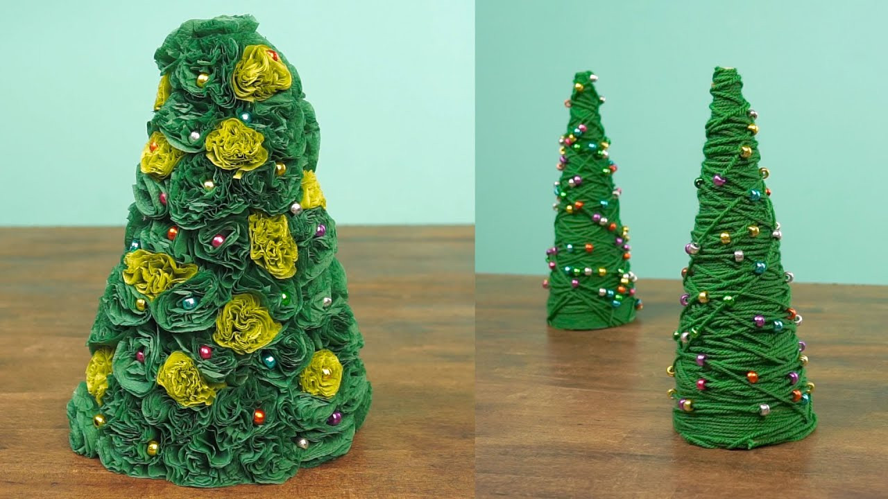 DIY Mini Christmas Tree
 2 Miniature Christmas Tree Caft DIY Projects