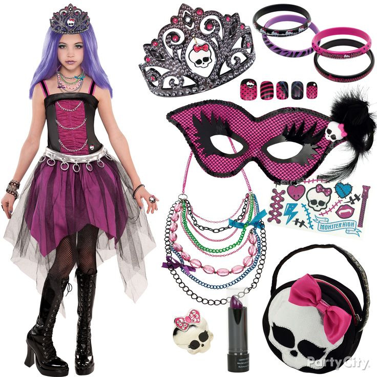 DIY Monster High Costume
 Be ghoulishly glam Monster High lovin’ fashionistas are