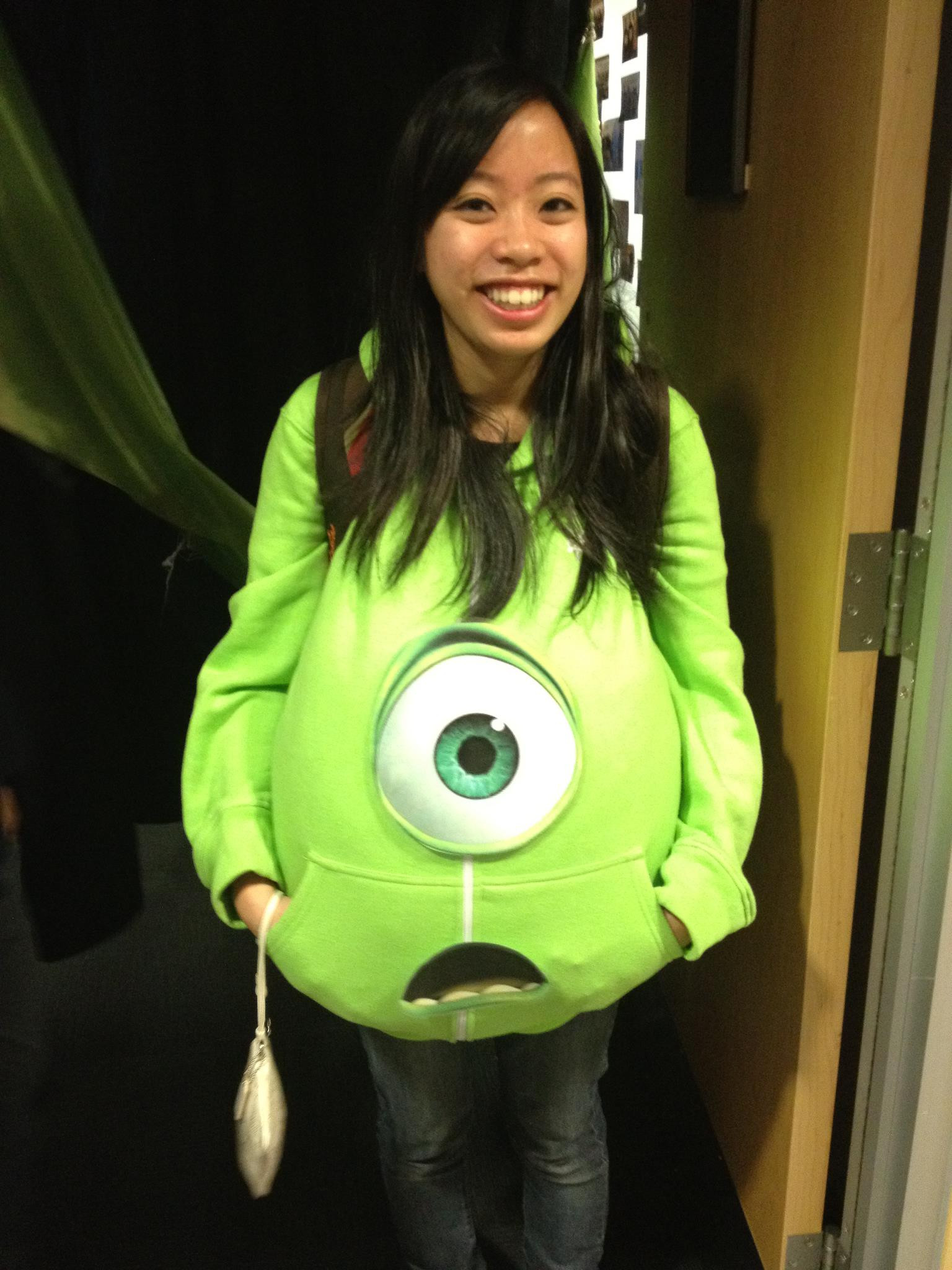 DIY Monsters Inc Costume
 How to Make a Mike Wazowski Monster’s Inc Costume
