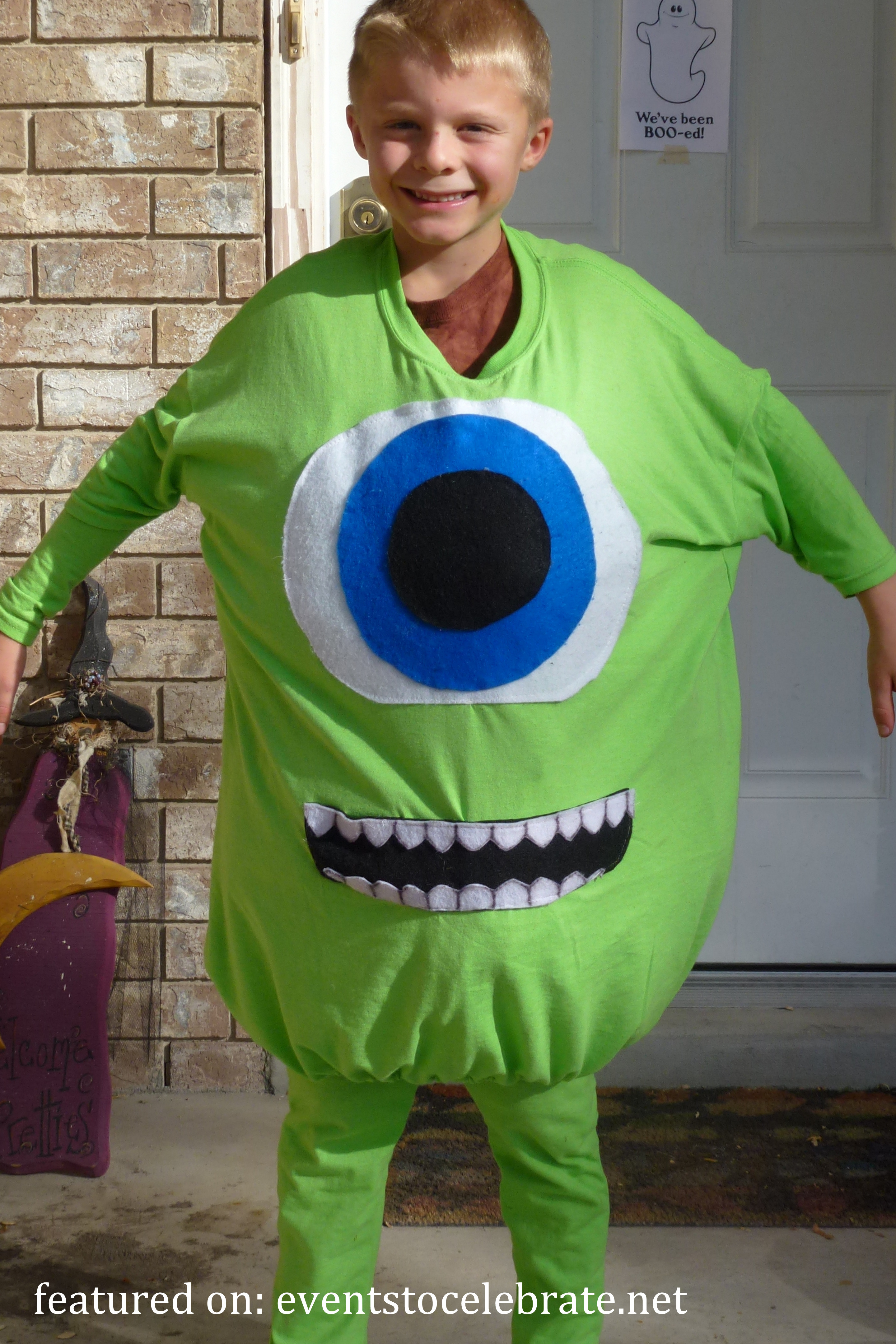 DIY Monsters Inc Costume
 DIY Halloween Costumes events to CELEBRATE