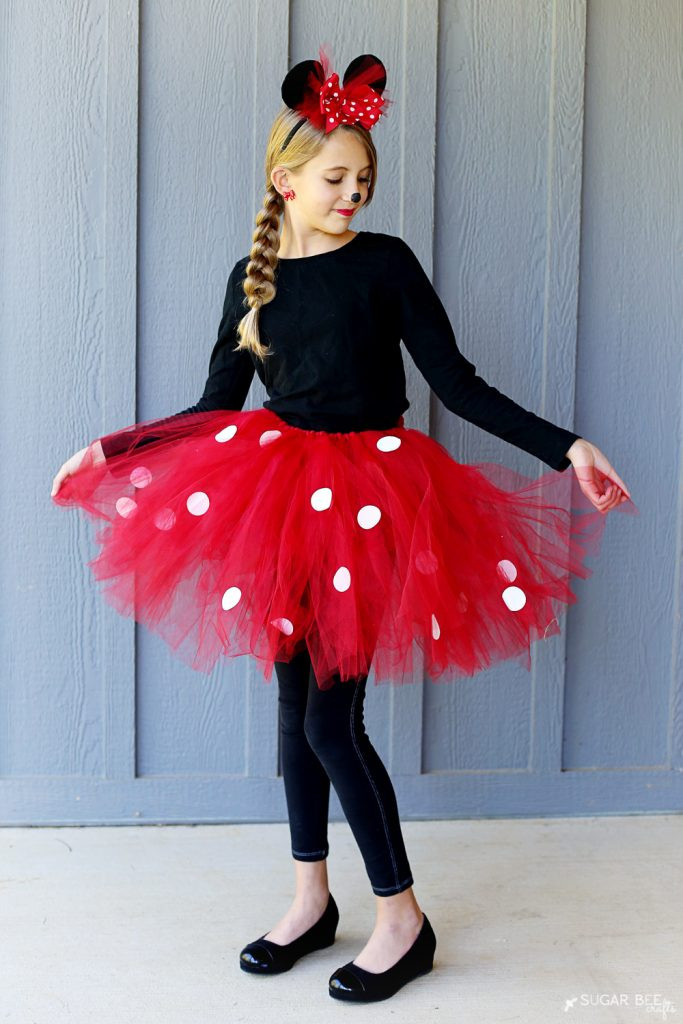 DIY Mouse Costumes
 DIY Minnie Mouse Costume yep NO sew Sugar Bee Crafts