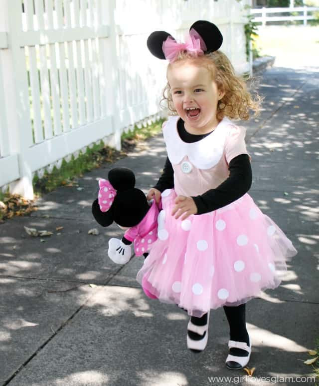 DIY Mouse Costumes
 DIY No Sew Minnie Mouse Costume Girl Loves Glam