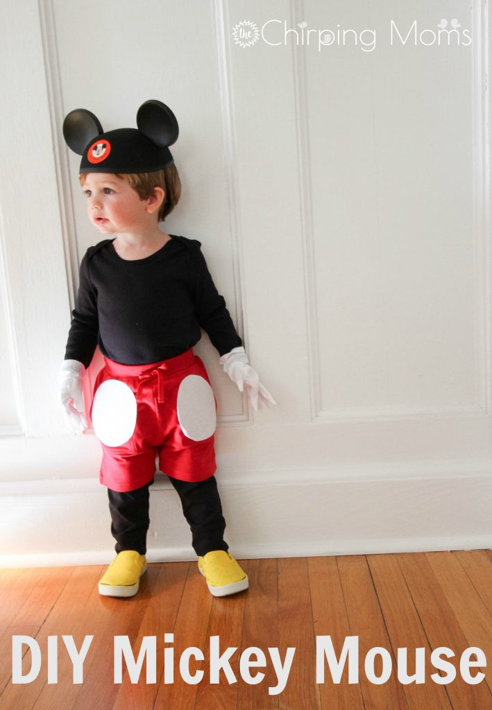 DIY Mouse Costumes
 Easy DIY Mickey & Pals Costumes The Chirping Moms