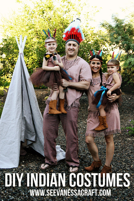 DIY Native American Costume
 15 Fabulous Family Costume Ideas Design Dazzle