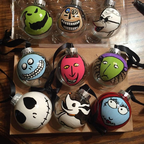 DIY Nightmare Before Christmas Decorations
 Nightmare Before Christmas Ornament Set for Jennifer