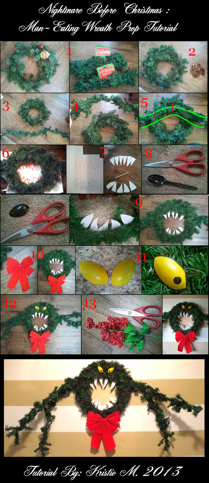 DIY Nightmare Before Christmas
 DIY Nightmare Before Christmas Wreath s