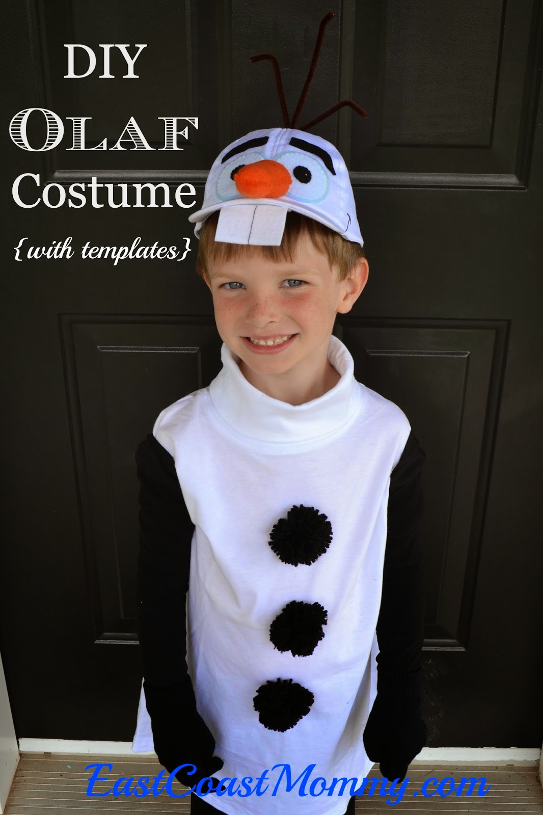 DIY Olaf Costume
 East Coast Mommy 20 Awesome No Sew Costumes for Kids