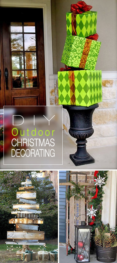 Diy Outdoor Christmas Decorations
 DIY Outdoor Christmas Decorating