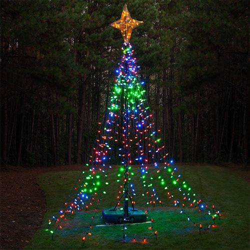 DIY Outdoor Christmas Tree Made Of Lights
 Christmas ideas Diy christmas and Fun diy on Pinterest