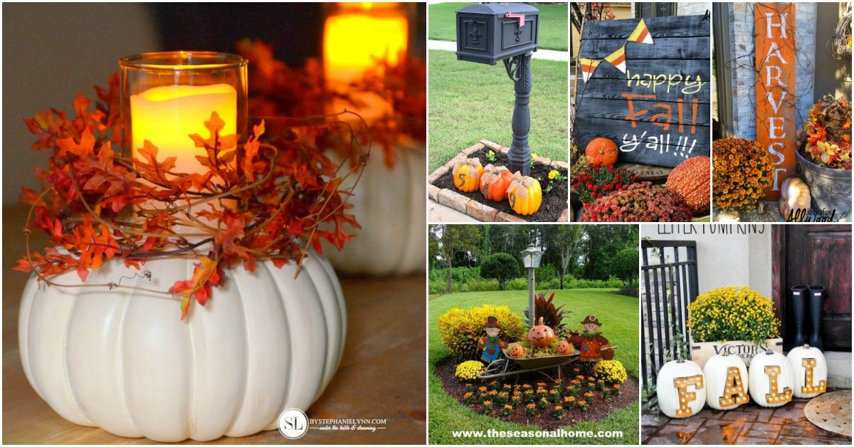 Diy Outdoor Fall Decor
 20 DIY Outdoor Fall Decorations That ll Beautify Your Lawn