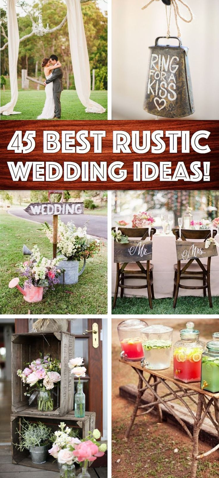 DIY Outdoor Wedding Decorations
 Best 25 Outdoor wedding decorations ideas on Pinterest
