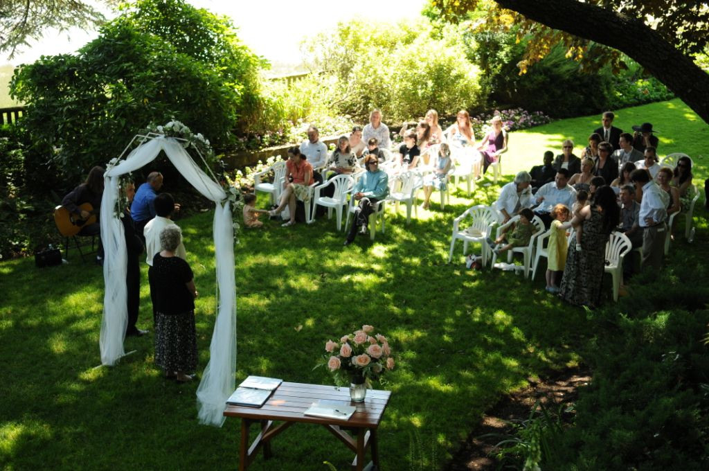 DIY Outdoor Wedding Decorations
 Real Weddings Natalie and Leon s Magical Garden Wedding