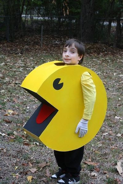 DIY Pacman Costume
 kids home made pac man Google Search Costumes