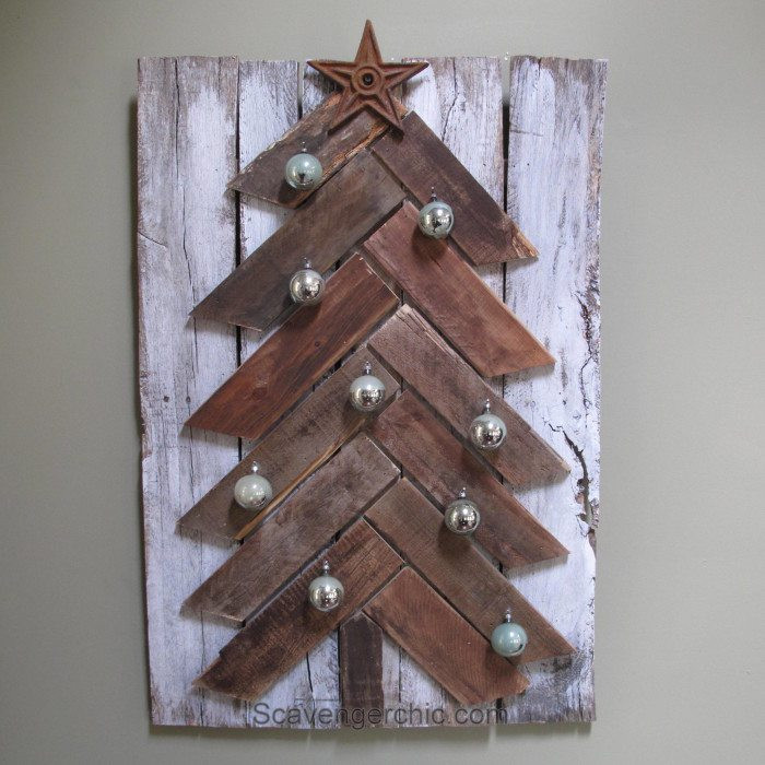DIY Pallet Christmas Trees
 Pallet Wood Christmas Tree diy My Repurposed Life™