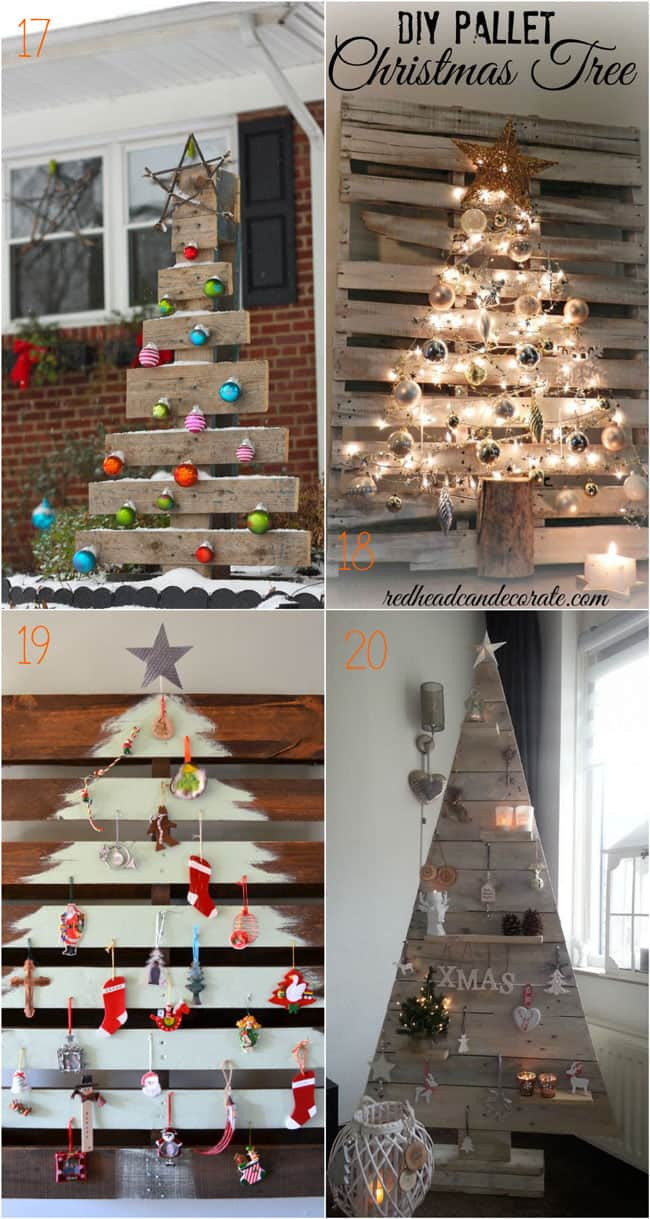 DIY Pallet Christmas Trees
 38 Amazing Christmas Tree Ideas A Piece of Rainbow