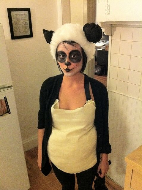 DIY Panda Costume
 Panda makeup you can do at home DIY