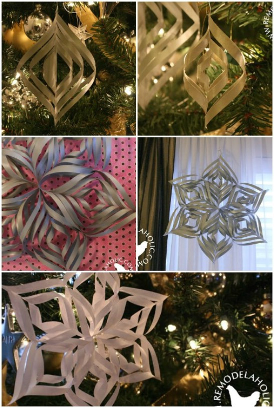 DIY Paper Christmas Decorations
 20 Hopelessly Adorable DIY Christmas Ornaments Made from