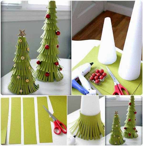 DIY Paper Christmas Decorations
 DIY Paper Christmas Trees GOODIY