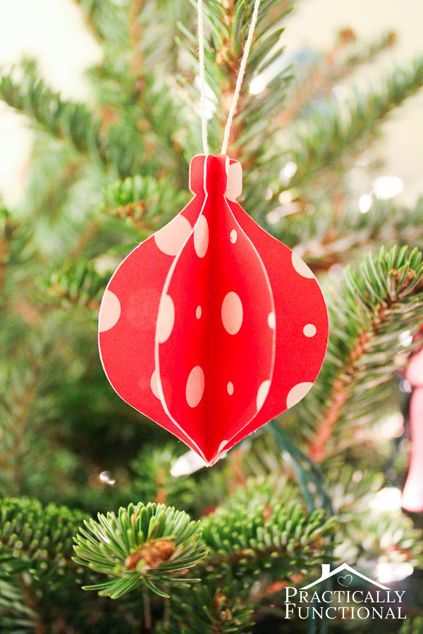 DIY Paper Christmas Ornaments
 DIY Folded Paper Christmas Ornaments