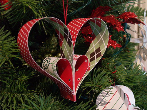 DIY Paper Christmas Ornaments
 Paper Christmas Tree Ornaments
