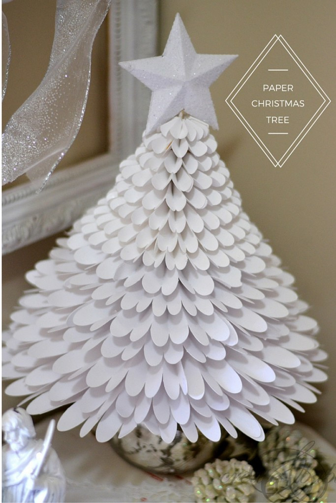 DIY Paper Christmas Tree
 Paper Christmas Tree Create and Babble