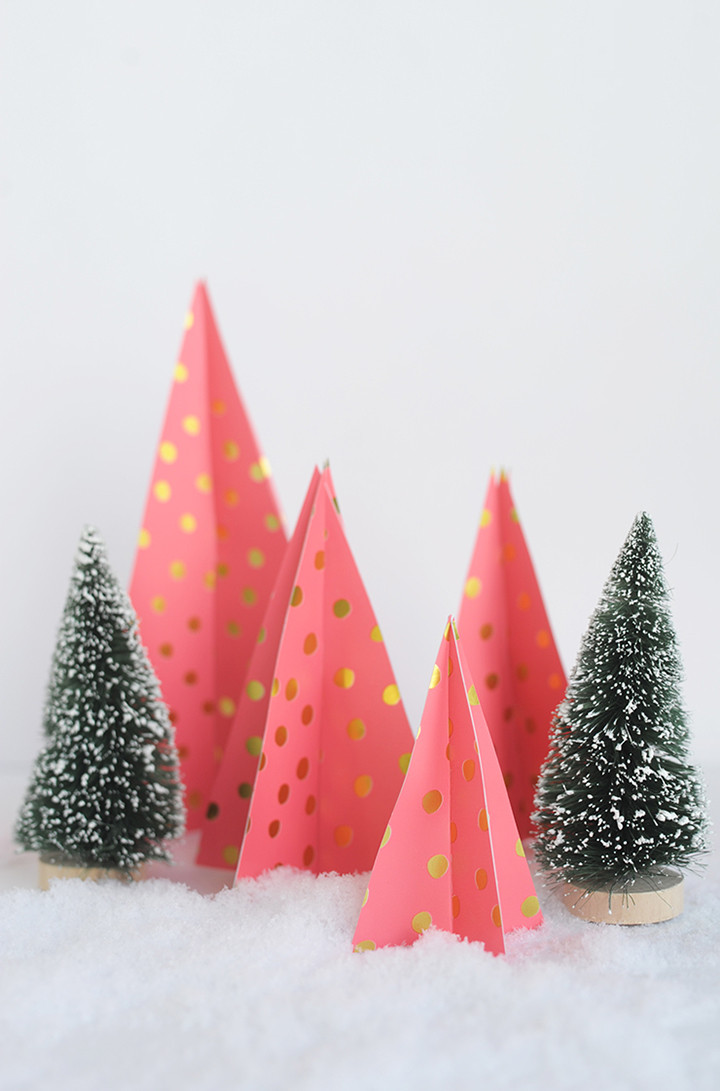 DIY Paper Christmas Trees
 Alice and LoisDIY Paper Christmas Trees Alice and Lois