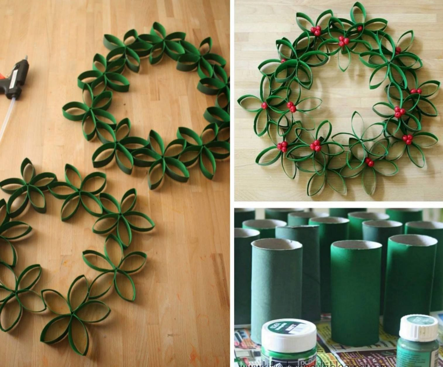 DIY Paper Christmas Trees
 DIY Paper Roll Christmas Trees s and
