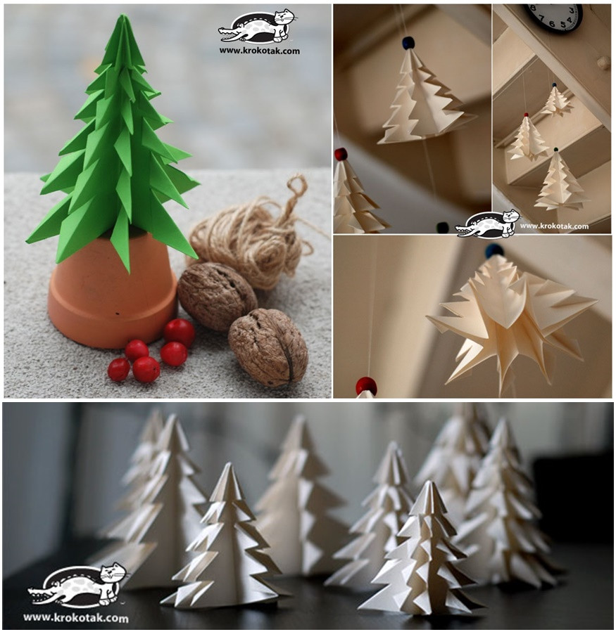 DIY Paper Christmas Trees
 Cool Creativity — DIY Paper Christmas Tree
