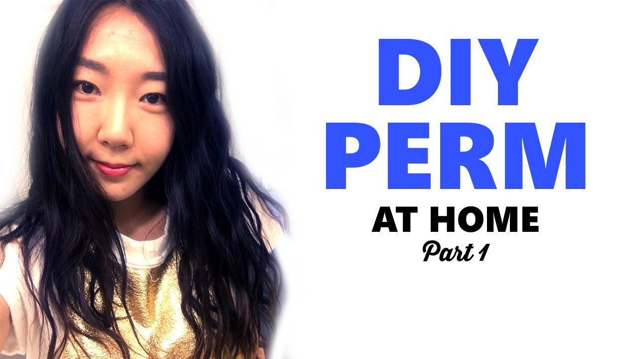 DIY Perm Hair
 DIY Perm at Home Part 1 집에서 혼자 파마하기 파트1 Get Ready with