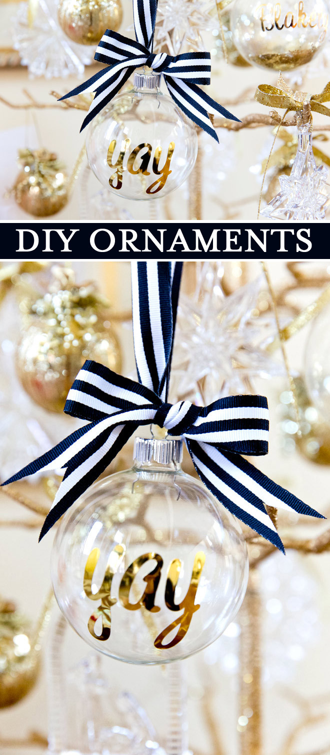 DIY Personalized Christmas Ornaments
 DIY Personalized Ornaments for Christmas
