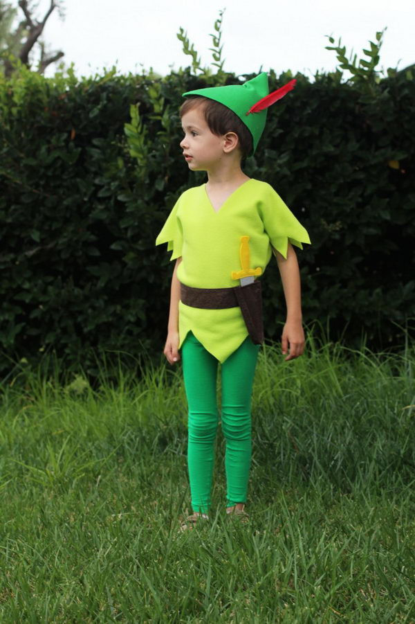 DIY Peter Pan Costume
 30 Cool Peter Pan and Tinkerbell Costumes