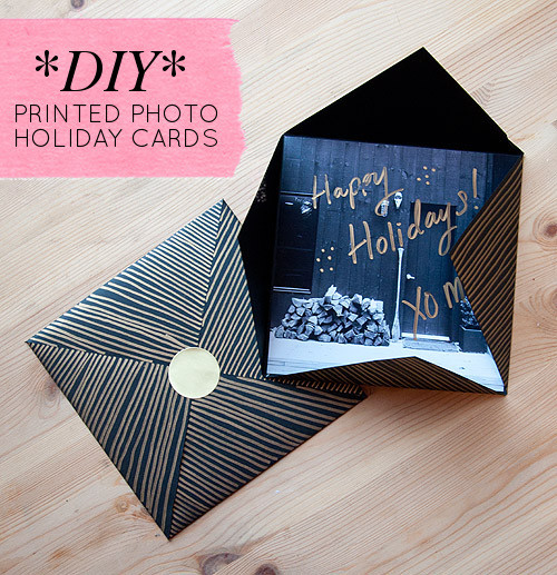 DIY Photo Christmas Card
 DIY Project Printed Picture Holiday Cards – Design Sponge