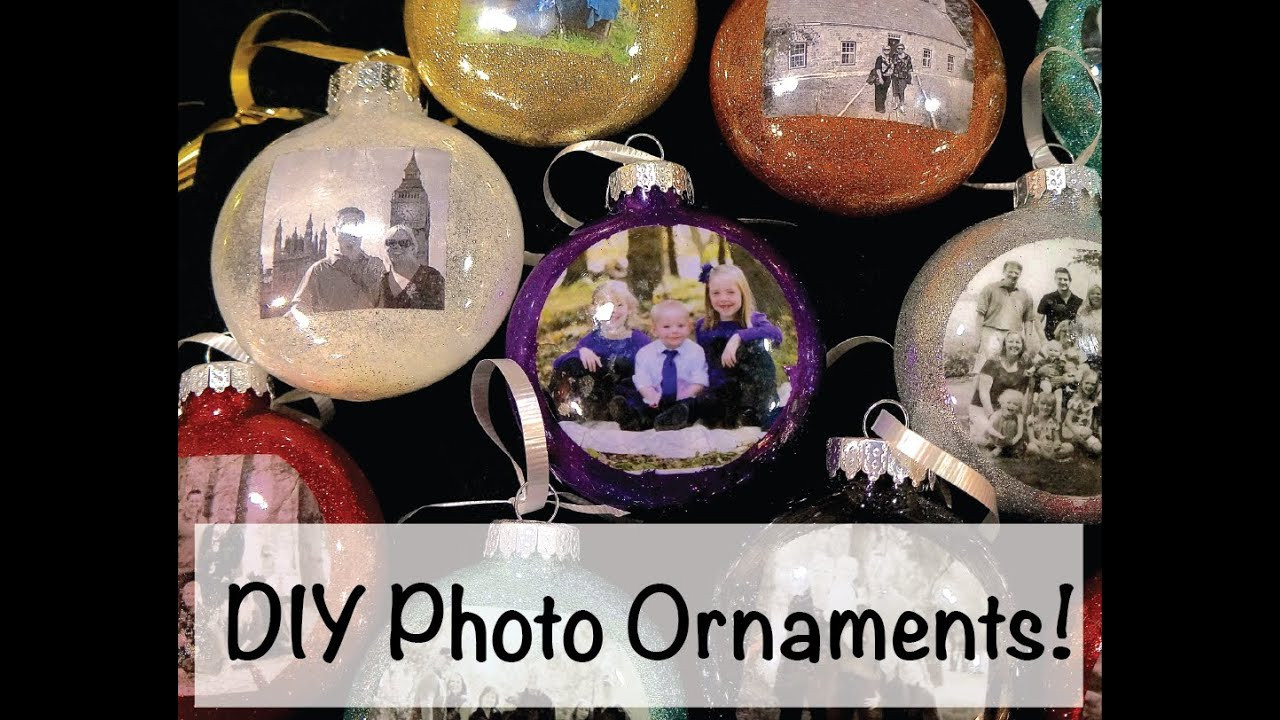 DIY Photo Christmas Ornament
 DIY How to make Christmas Ornaments