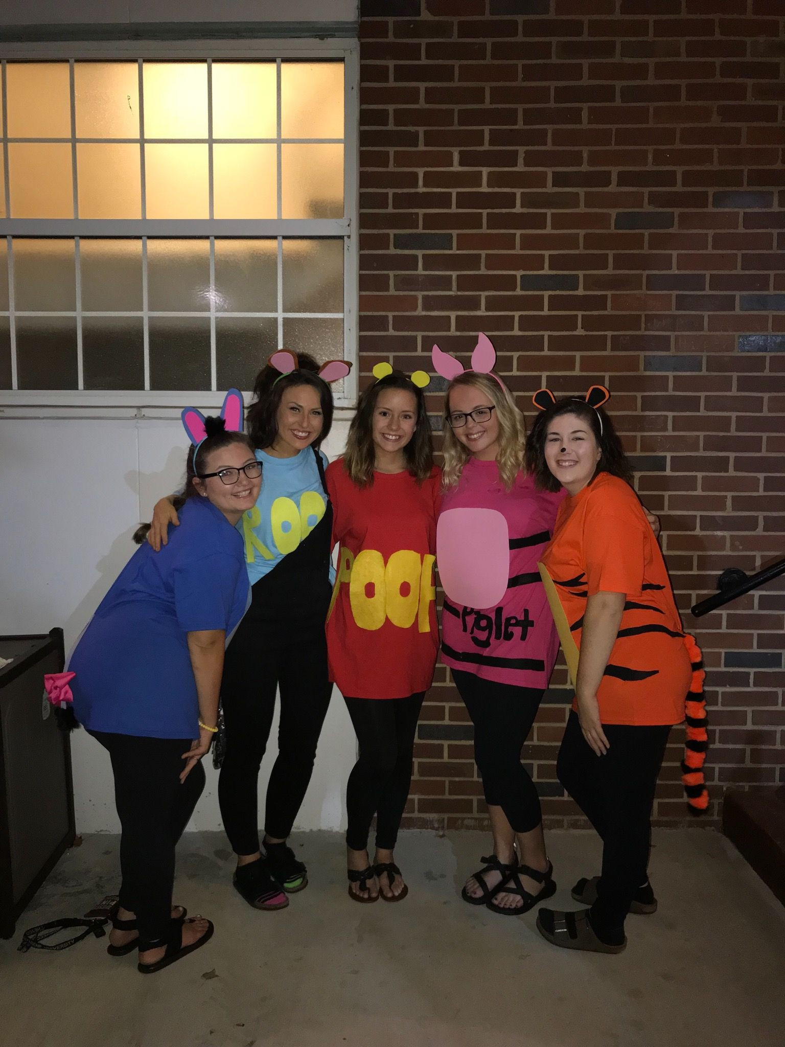 DIY Piglet Costume
 Winnie the Pooh and friends Halloween costume halloween