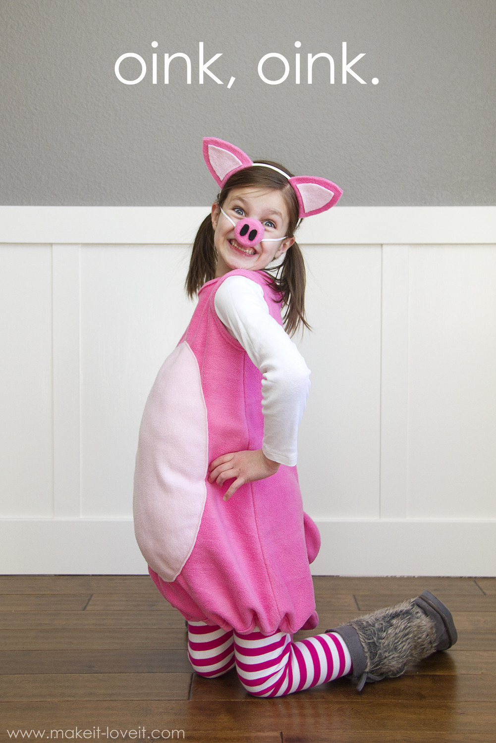 DIY Piglet Costume
 Bears Family costumes and Costumes on Pinterest