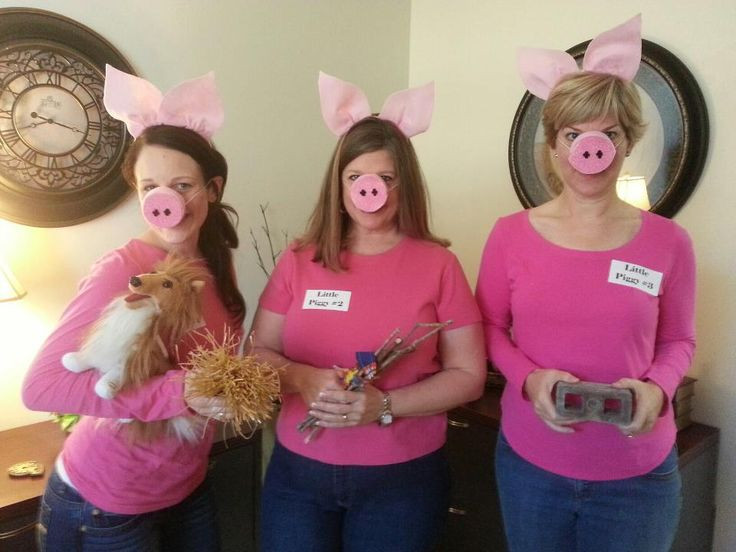 DIY Piglet Costume
 DIY Halloween three little pigs