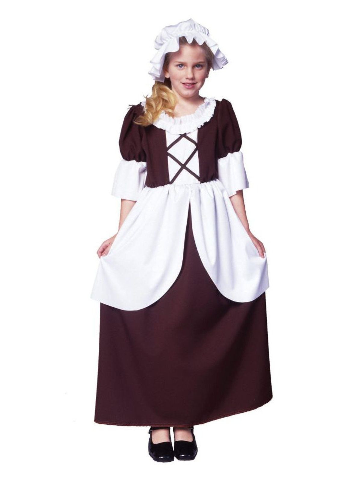 DIY Pilgrim Costume
 Child s Colonial Pilgrim Girl Costume