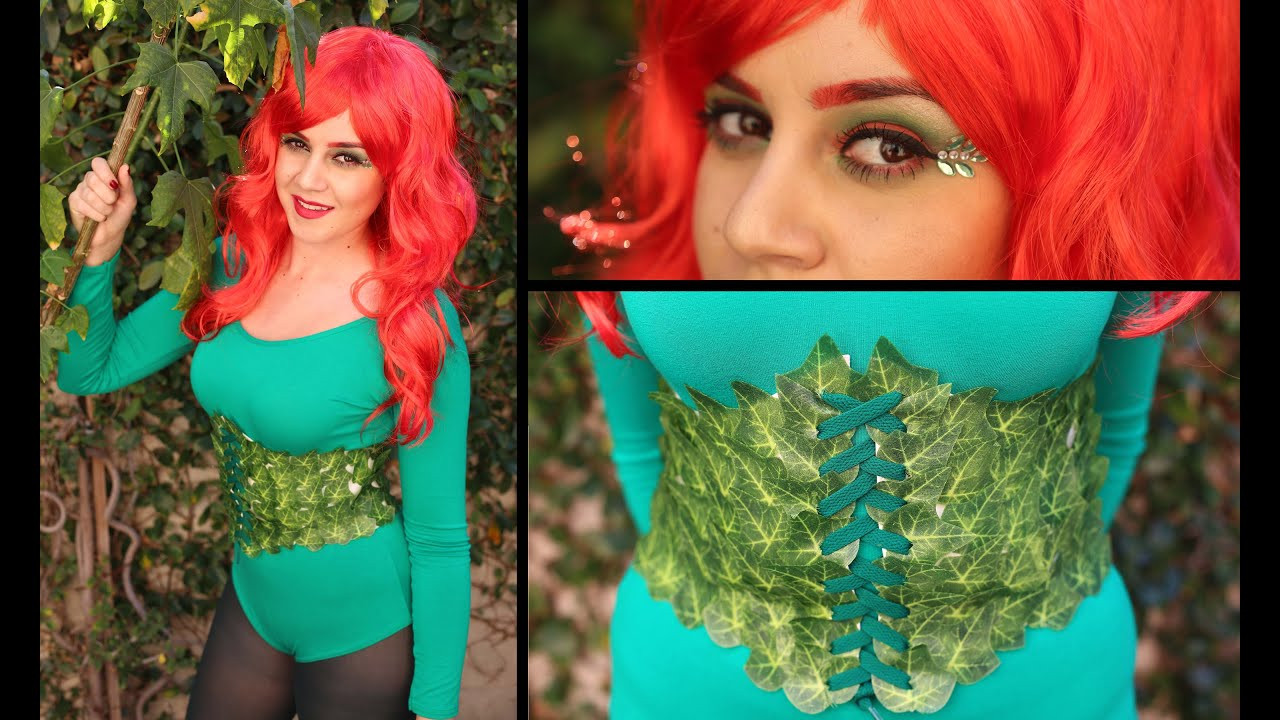 DIY Poison Ivy Costume
 DIY SUPER Easy Halloween Costume Poison Ivy Lucykiins
