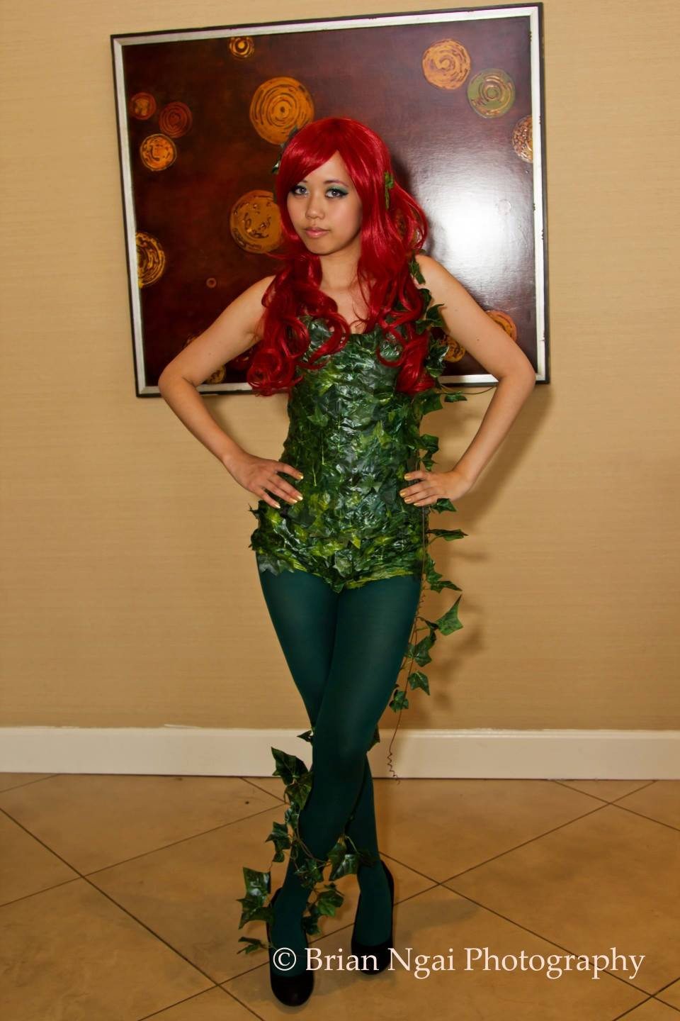 DIY Poison Ivy Costume
 Halloween Easy Poison Ivy Cosplay Costume and Makeup my