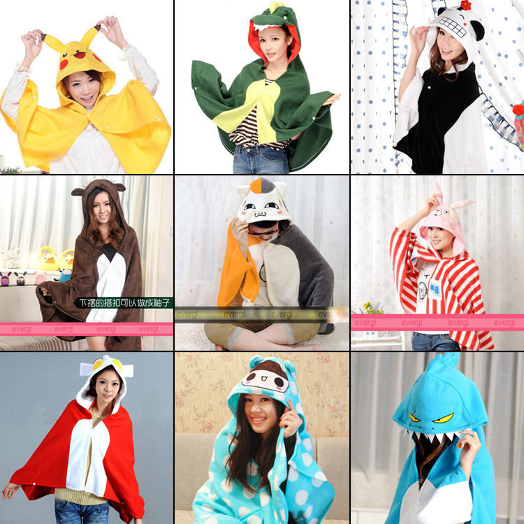 DIY Pokemon Costumes
 Vielfalt Anime Pokemon Keep warm COSTUME Blanket Hooded